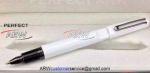 Perfect Replica White Mont Blanc M Marc Newson Fineliner Pen with Black Clip